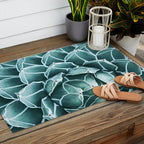 Succulent bloom Outdoor Rug Gallery Image 2