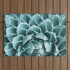 Succulent bloom Outdoor Rug Gallery Image 1