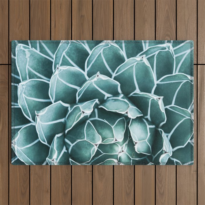 Succulent bloom Outdoor Rug Gallery Image 1