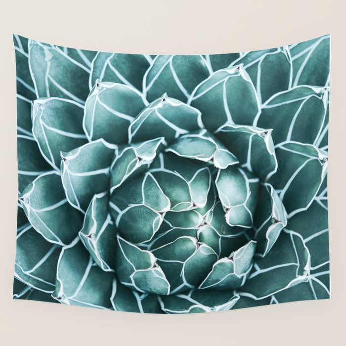 Succulent bloom Wall Tapestry Gallery Image 4