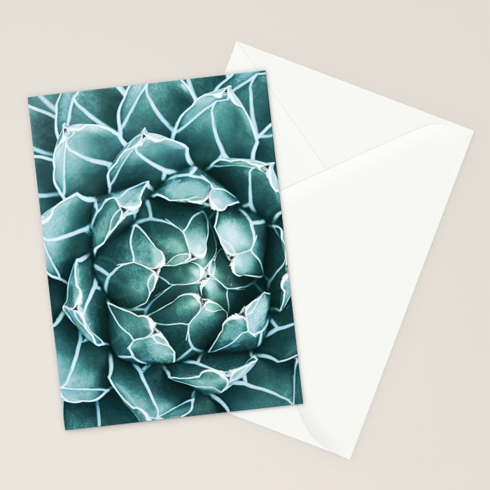 Succulent bloom Stationery Card Gallery Image 2