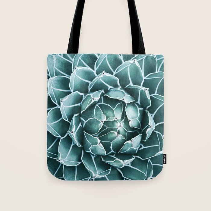 Succulent bloom Tote Bag Gallery Image 1