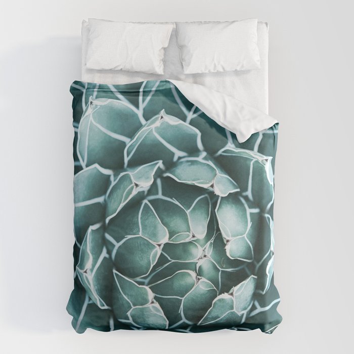 Succulent bloom Duvet Cover Gallery Image 1