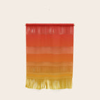 Red Orange and Gold Gradient Wall Hanging Gallery Image 1