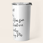 Empowerment Letter Self Motivational Quote Travel Mug Gallery Image 2