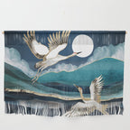 Midnight Cranes Wall Hanging Gallery Image 1