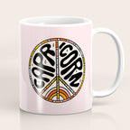 Capricorn Peace Sign Coffee Mug Gallery Image 1