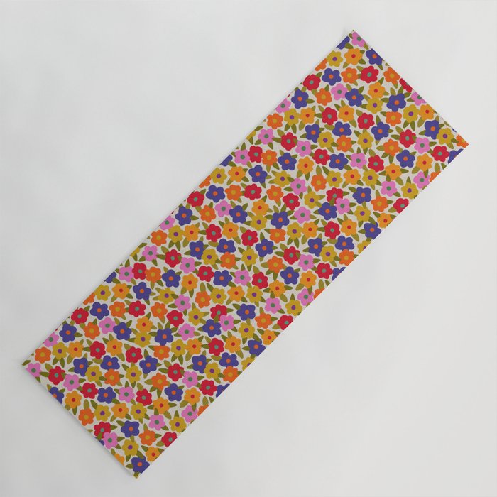 Tiny Flower Pattern #1 Yoga Mat Gallery Image 1