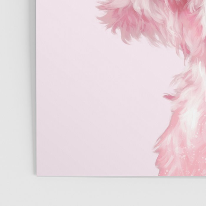 Highland Cow Pink Poster Gallery Image 3