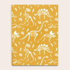 Dinosaur Fossils on Mustard Yellow Notebook Gallery Image 4