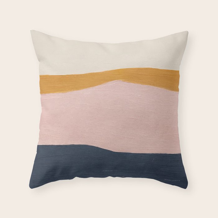 Abstract Landscape  Throw Pillow Gallery Image 1