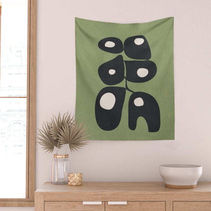 Modern Abstract Art 33 Wall Tapestry Gallery Image 2