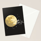 Owl and Moon Stationery Card Gallery Image 2