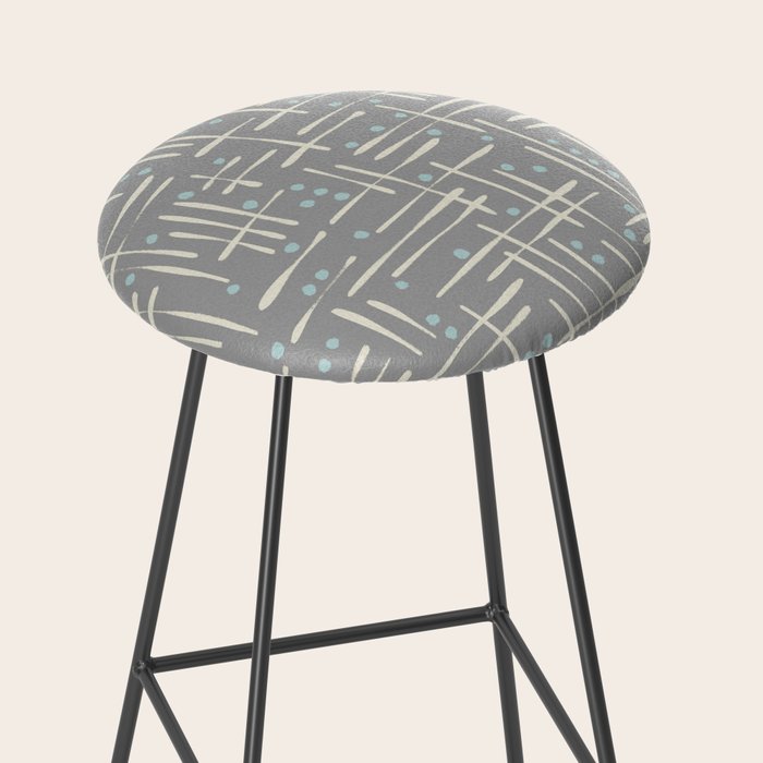 Simple Hand Drawn Pattern #17 Stool Gallery Image 2