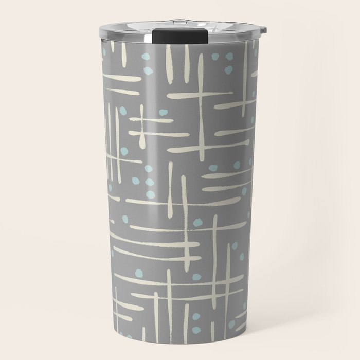Simple Hand Drawn Pattern #17 Travel Mug Gallery Image 1