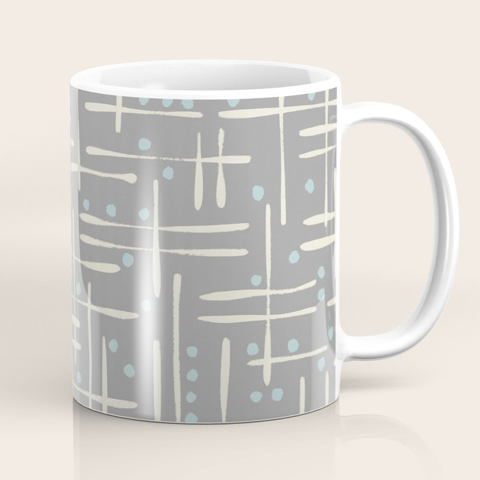 Simple Hand Drawn Pattern #17 Coffee Mug Gallery Image 1