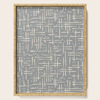 Simple Hand Drawn Pattern #17 Serving Tray Gallery Image 1