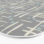 Simple Hand Drawn Pattern #17 Bath Mat Gallery Image 3