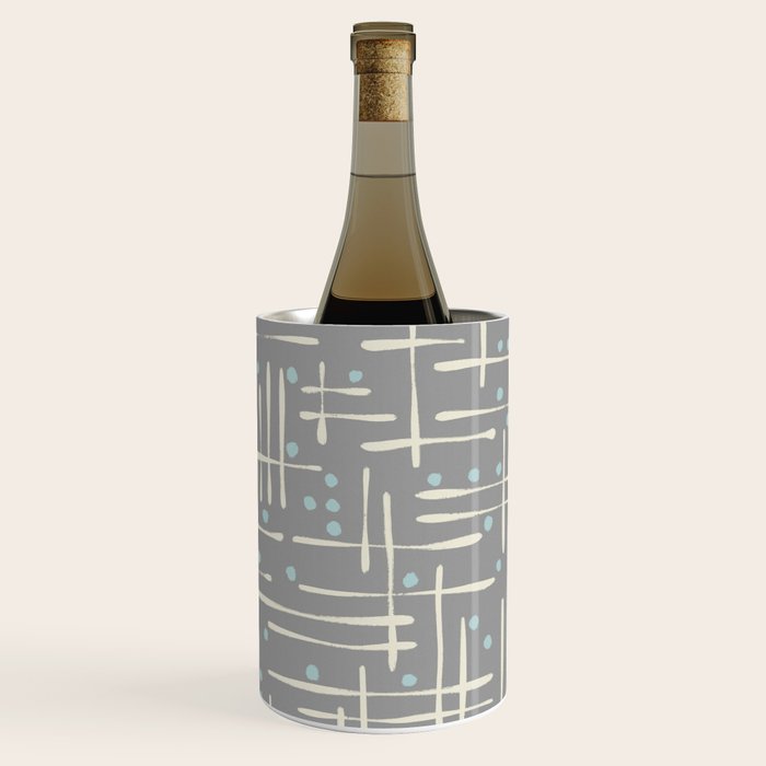 Simple Hand Drawn Pattern #17 Wine Chiller Gallery Image 1