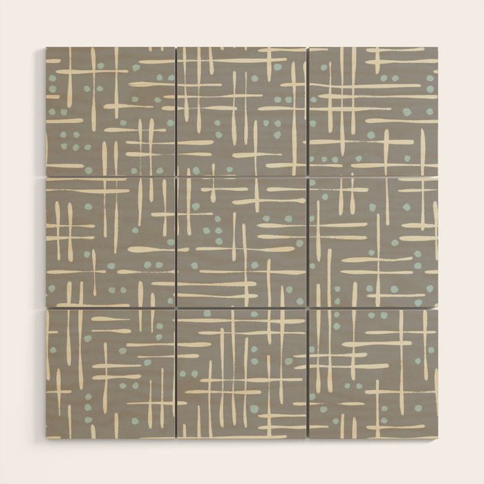 Simple Hand Drawn Pattern #17 Wood Wall Art Gallery Image 1