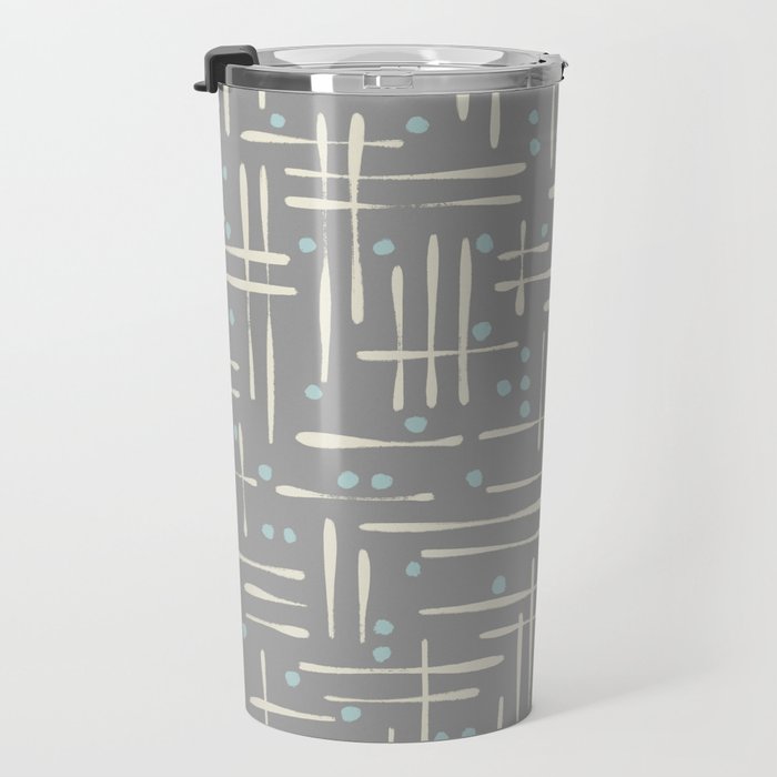 Simple Hand Drawn Pattern #17 Travel Mug Gallery Image 3