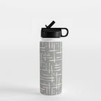 Simple Hand Drawn Pattern #17 Water Bottle Gallery Image 1
