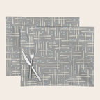 Simple Hand Drawn Pattern #17 Placemat Gallery Image 1