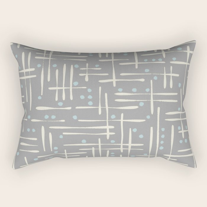 Simple Hand Drawn Pattern #17 Rectangular Pillow Gallery Image 2