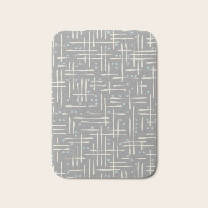 Simple Hand Drawn Pattern #17 Bath Mat Gallery Image 1