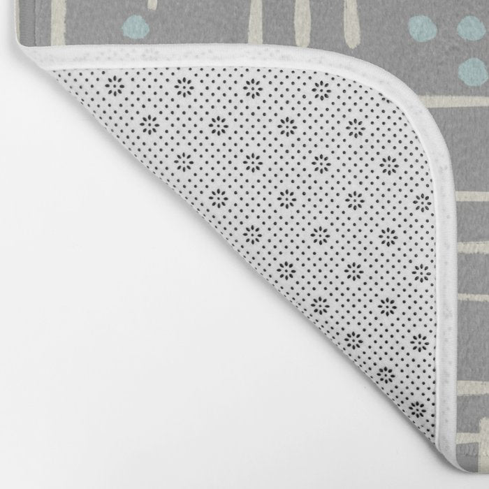 Simple Hand Drawn Pattern #17 Bath Mat Gallery Image 2
