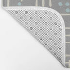 Simple Hand Drawn Pattern #17 Bath Mat Gallery Image 2