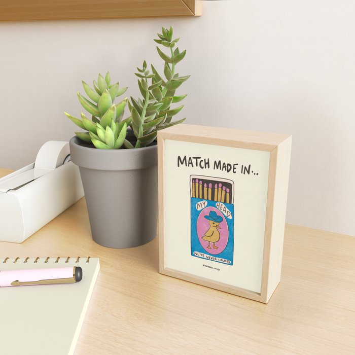 Match Made In My Head Art Print Mini Art Print Gallery Image 2