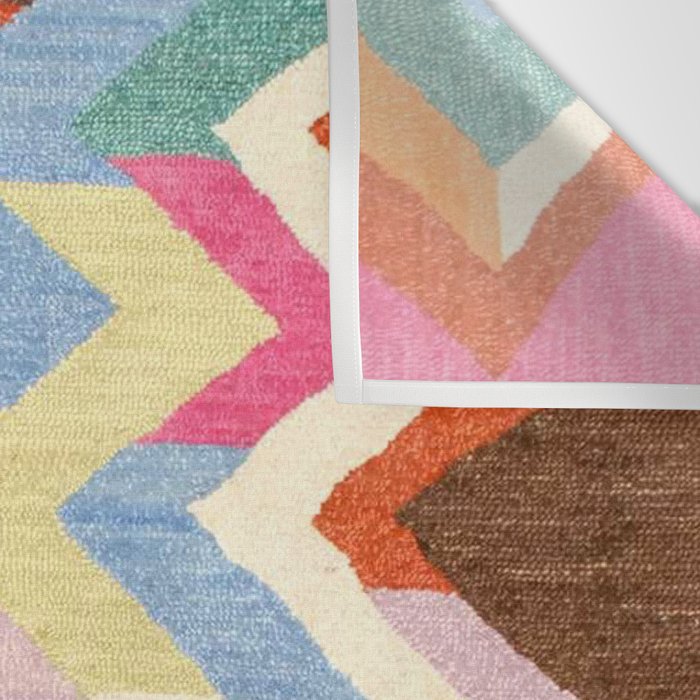 Colored Oriental  Berber Traditional Moroccan Artwork  Wall Tapestry Gallery Image 3