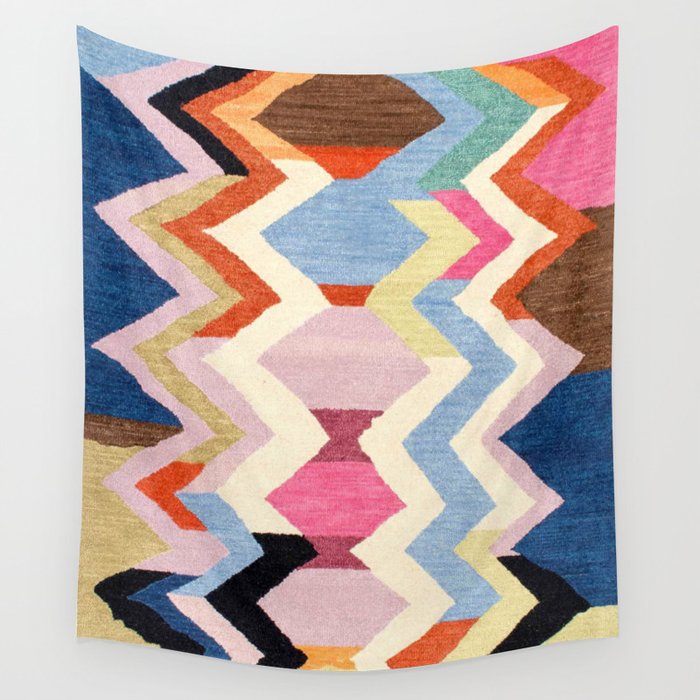 Colored Oriental  Berber Traditional Moroccan Artwork  Wall Tapestry Gallery Image 4