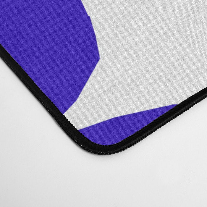 Blue Retro Flowers #decor #society6 #buyart Desk Mat Gallery Image 4