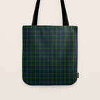 Large Military Blackwatch Scottish Tartan Plaid Tote Bag Gallery Image 1