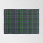 Large Military Blackwatch Scottish Tartan Plaid Rug Gallery Image 2