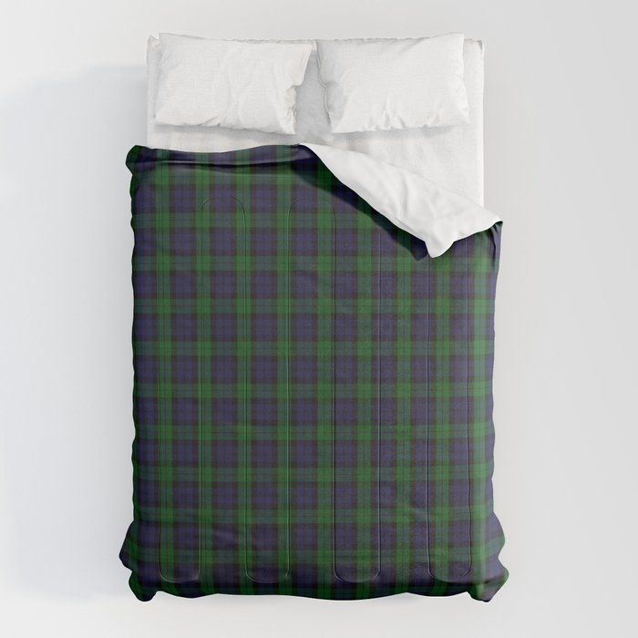 Large Military Blackwatch Scottish Tartan Plaid Comforter Gallery Image 6