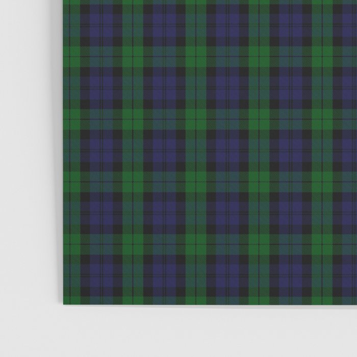 Large Military Blackwatch Scottish Tartan Plaid Poster Gallery Image 3
