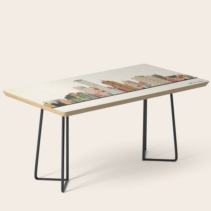 milwaukee wisconsin skyline Coffee Table Gallery Image 1