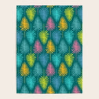 Bright Tropical Botanical Pattern Poster Gallery Image 4