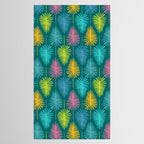 Bright Tropical Botanical Pattern Tablecloth Gallery Image 2