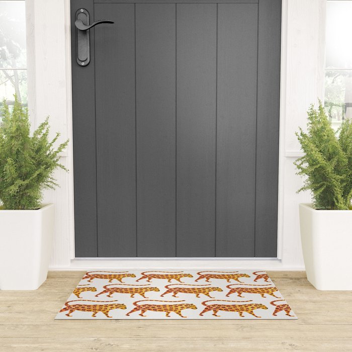 Jaguar Pattern Welcome Mat Gallery Image 3