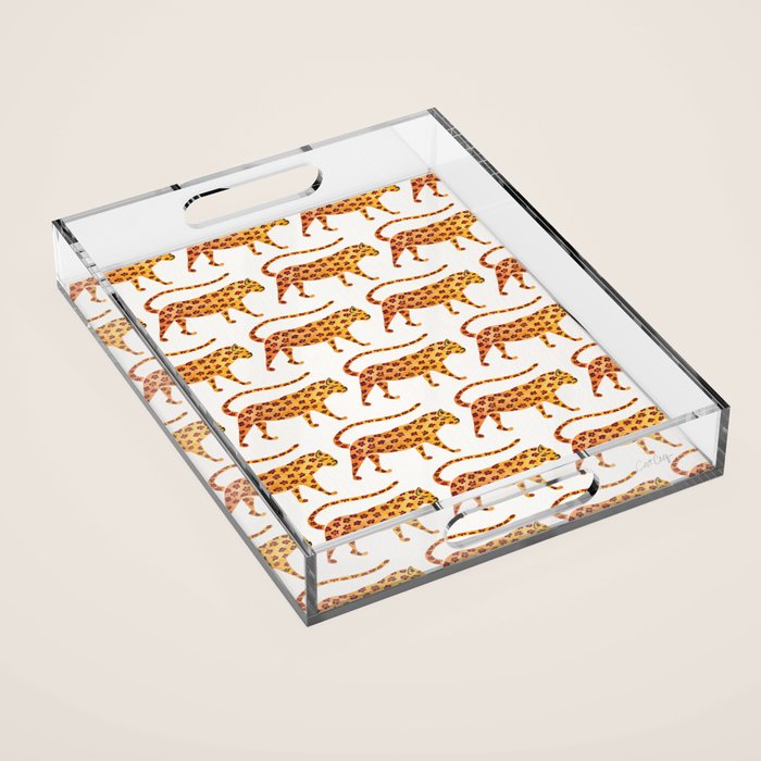 Jaguar Pattern Acrylic Tray Gallery Image 1