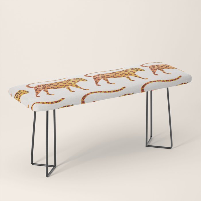 Jaguar Pattern Bench Gallery Image 1
