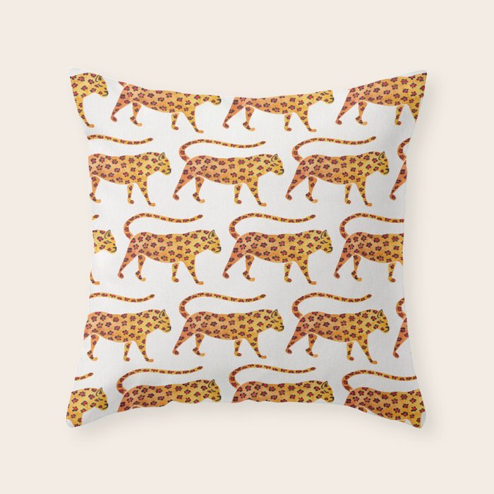 Jaguar Pattern Throw Pillow Gallery Image 6