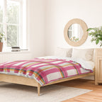 Cheerful Checkered Pattern Duvet Cover Gallery Image 2