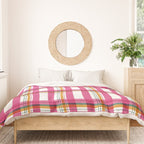 Cheerful Checkered Pattern Duvet Cover Gallery Image 3