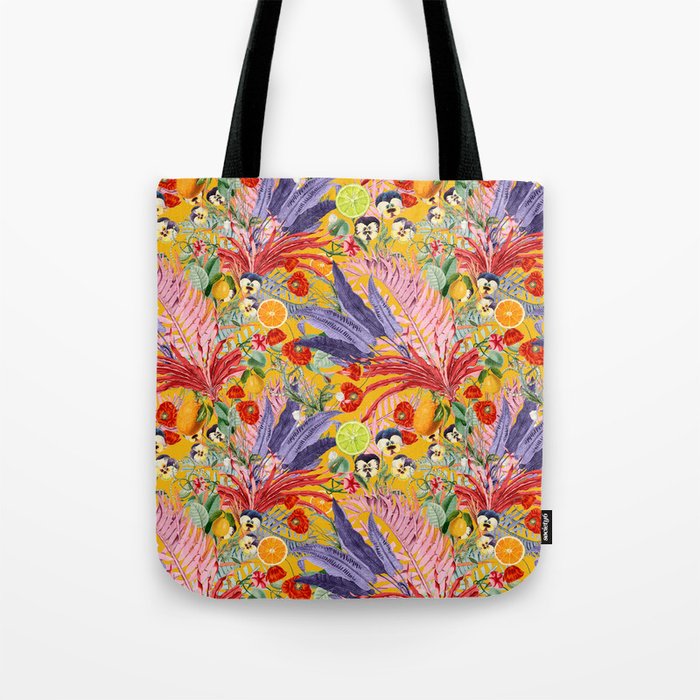 Summer Tropical Garden Tote Bag Gallery Image 1