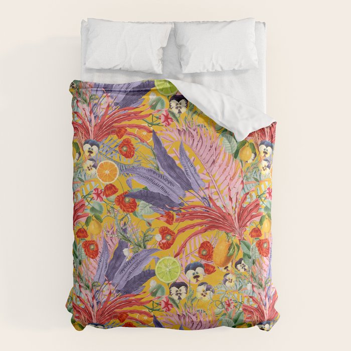 Summer Tropical Garden Duvet Cover Gallery Image 6